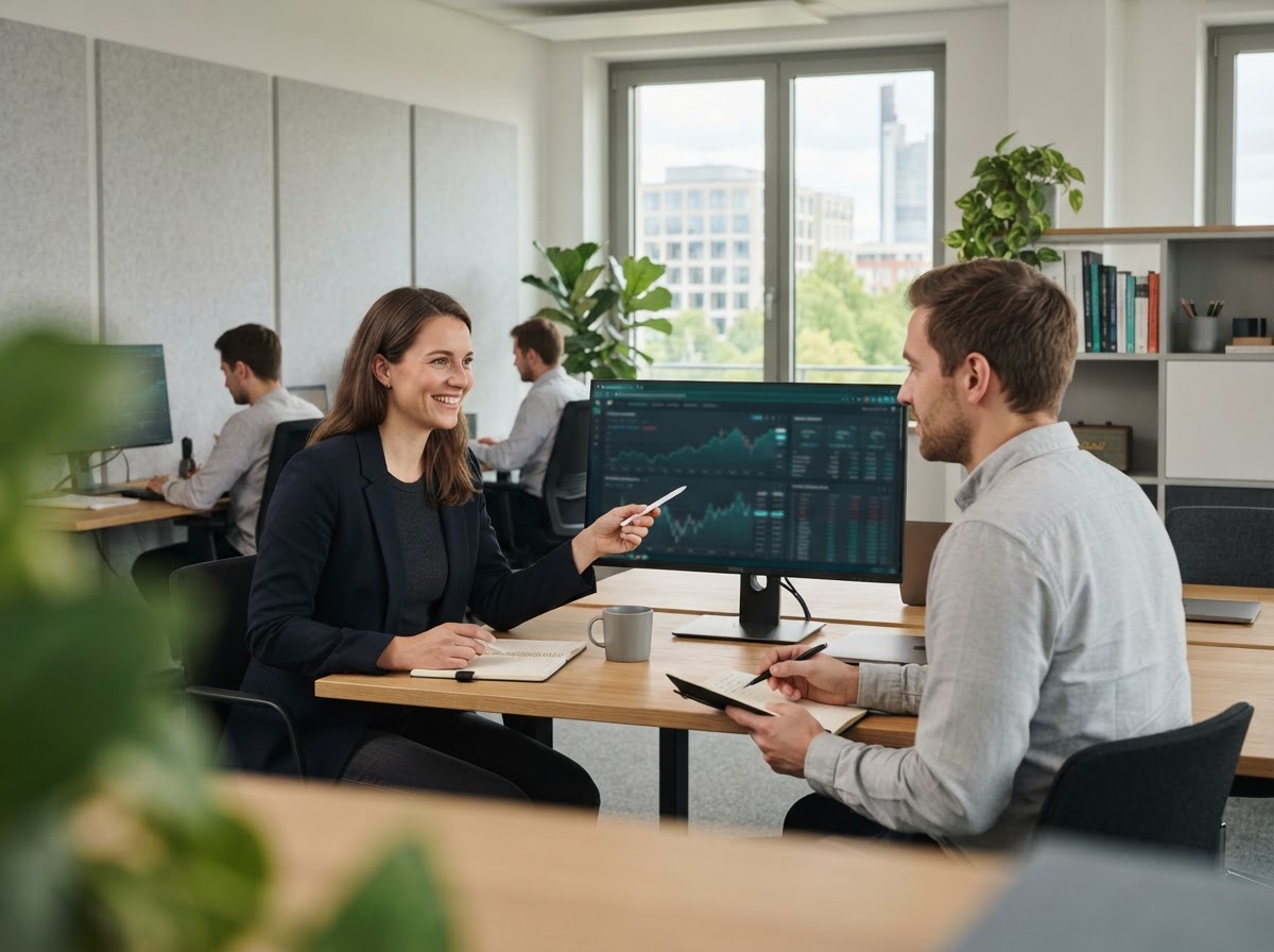 Lurevix Tervora Nutzung der Analyseplattform an einem mobilen Arbeitsplatz